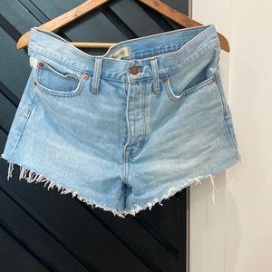 Madewell 100% cotton loose denim shorts - 28